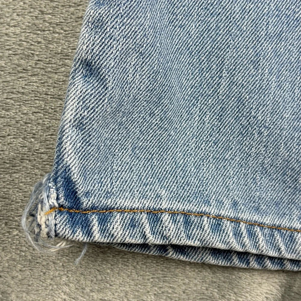 Levi's 505 Jeans Mens 36x34‎ Blue Light Wash Y2K Vintage Denim Regular Straight